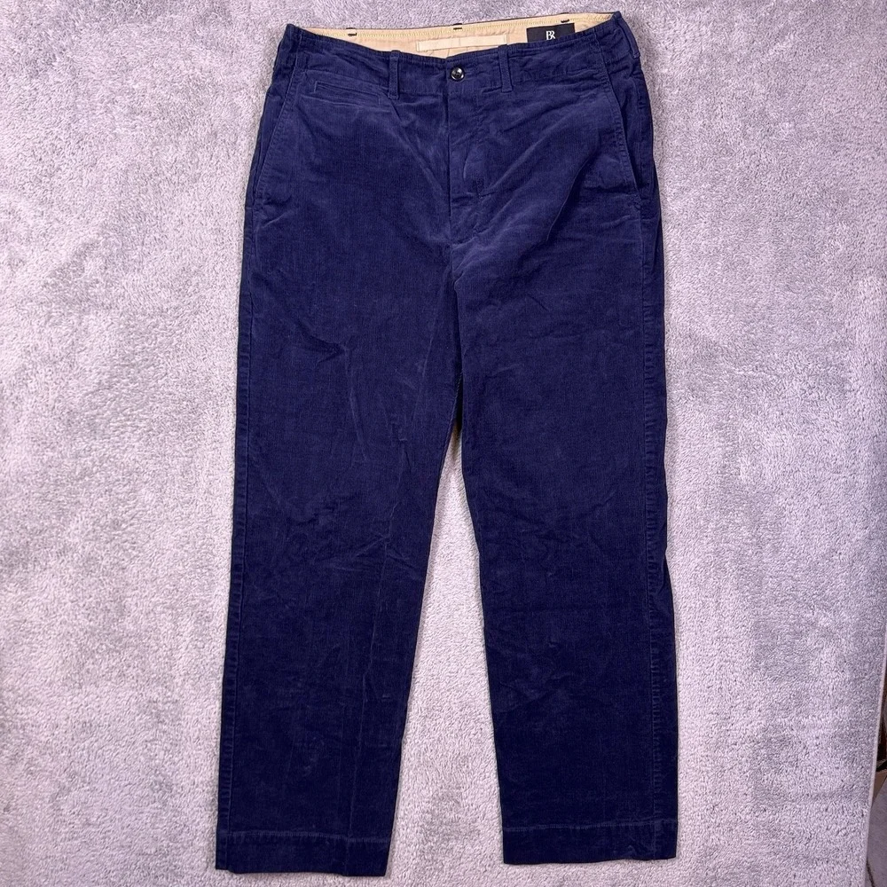 Banana Republic Corduroy Pants Mens 33x30 Relaxed Cord Officer‎ Chino Trouser